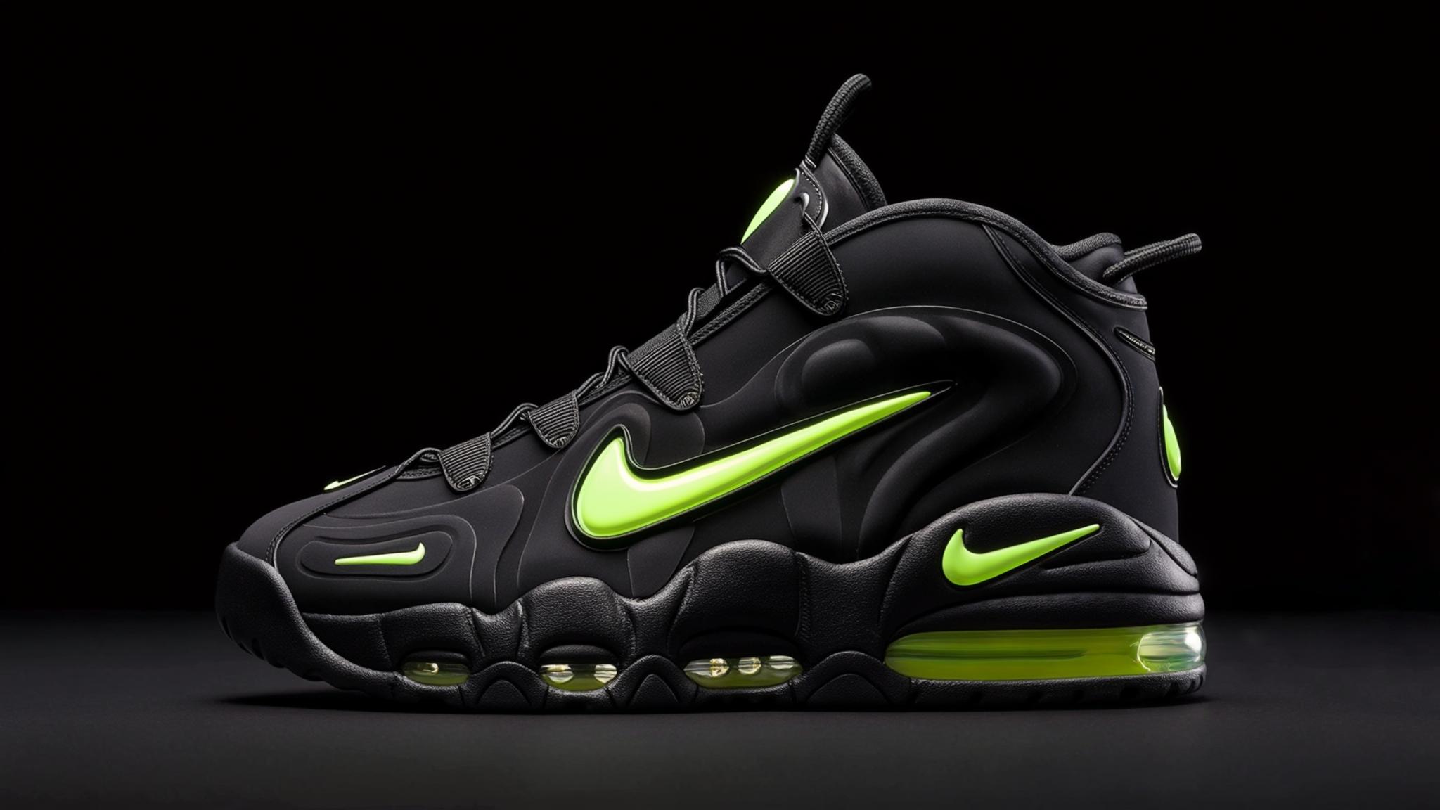 Exclusive First Look at the Nike Air Max Uptempo 95 in Striking Black Volt Colorway