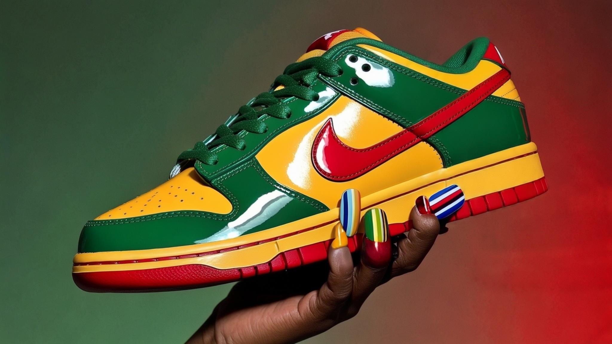 Stylish Unveiling: Lil Yachty x Nike Air Force 1 Low 'Lucky Green'
