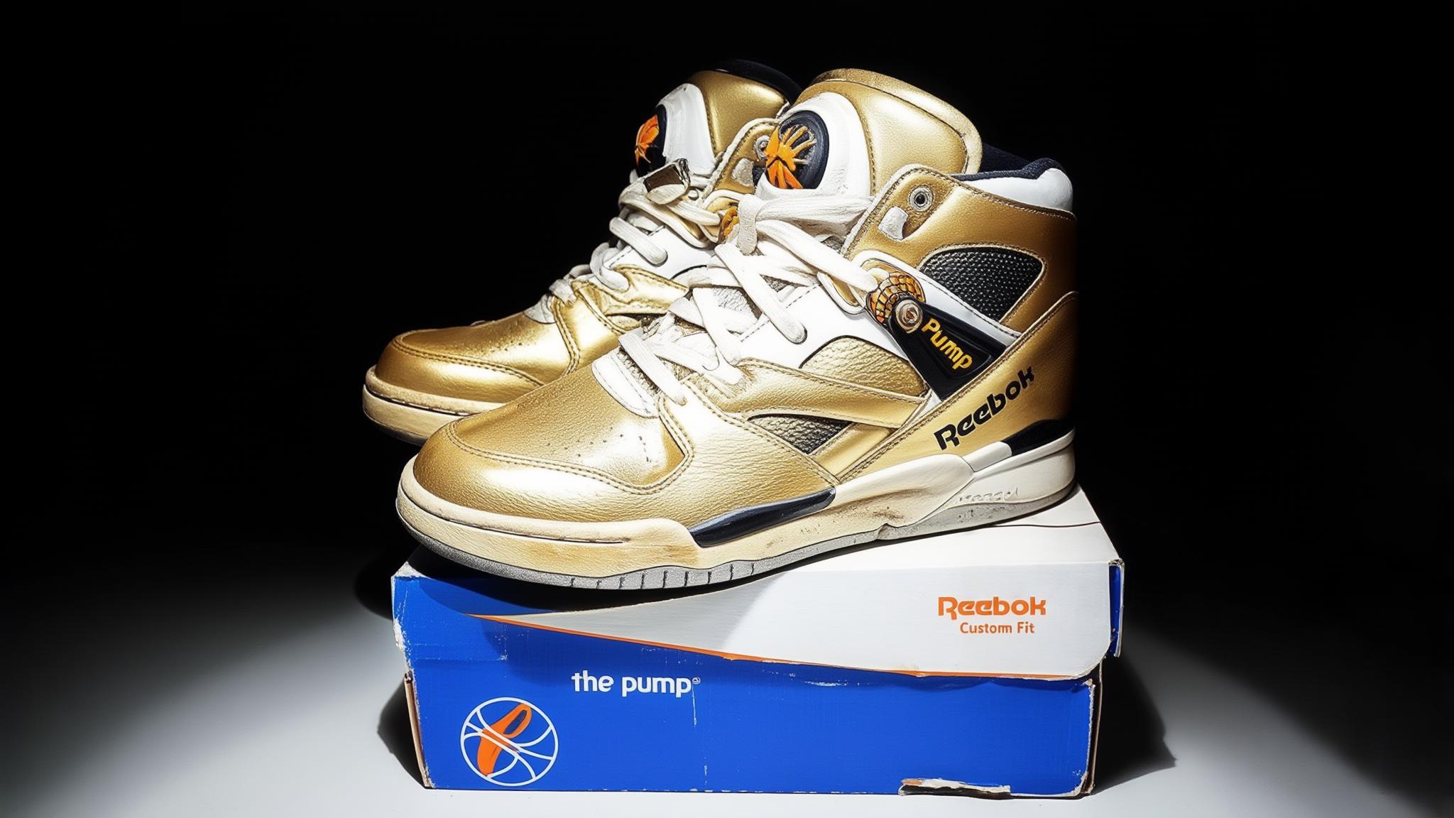 Reebok Pump Omni Zone II Shines with a Striking Metallic Gold Finish
