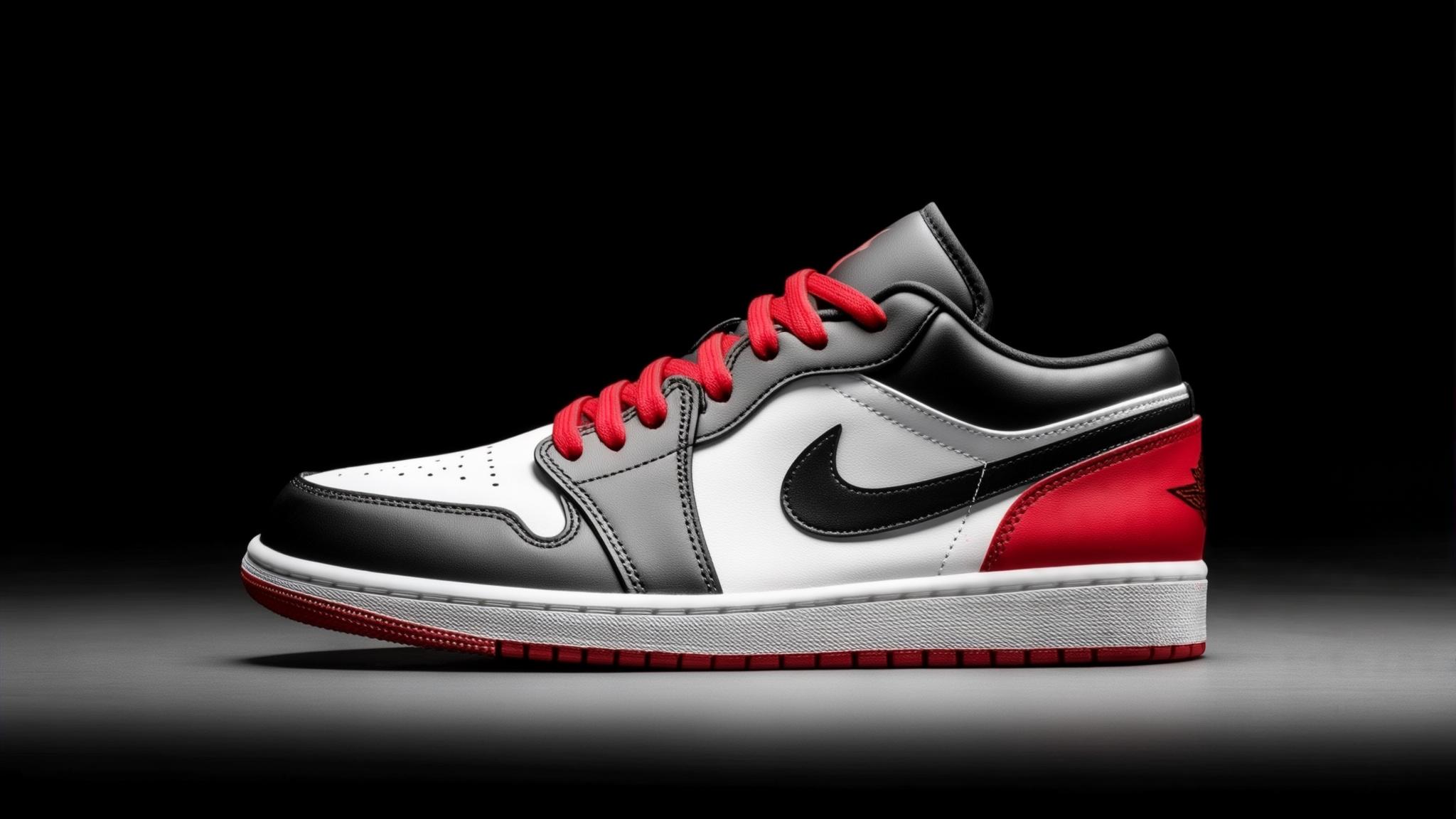 Introducing the Stylish 'Black Toe' Air Jordan 1 Low Featuring a Jewel Wings Logo