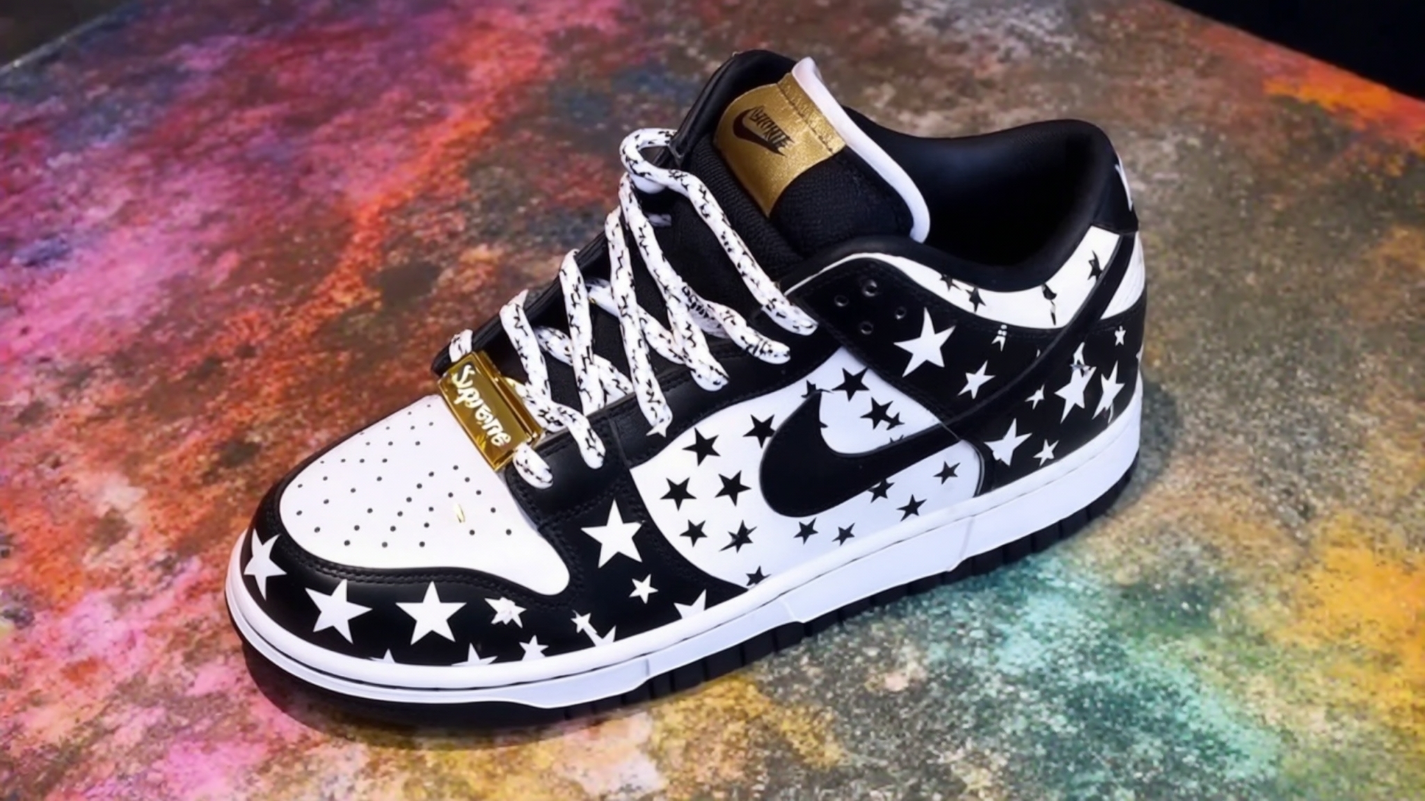 A Closer Look: Supreme x Nike SB Dunk Low 'Black' in Action