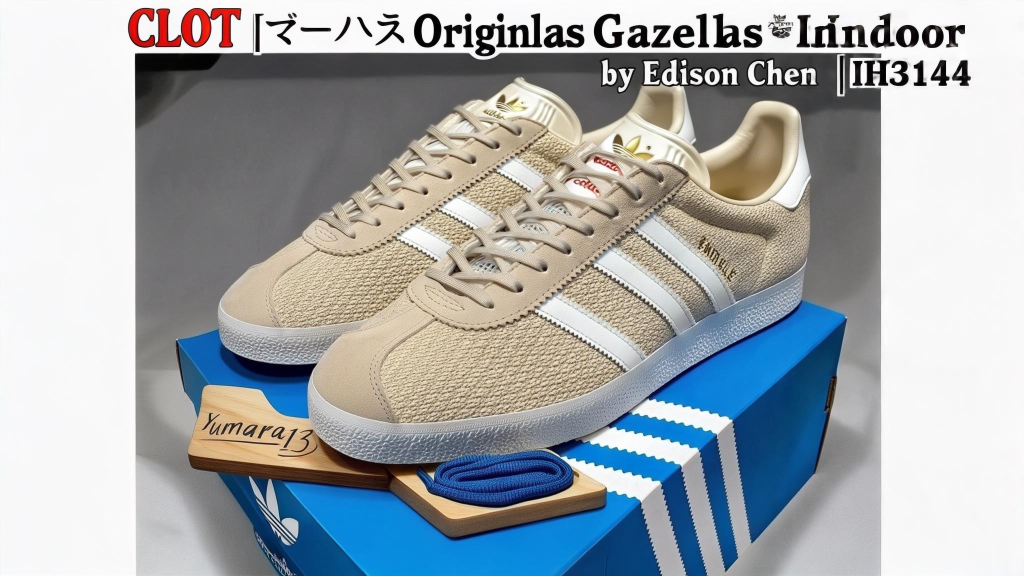 Edison Chen and CLOT Transform the adidas Gazelle Indoor with Iconic Silk Pattern