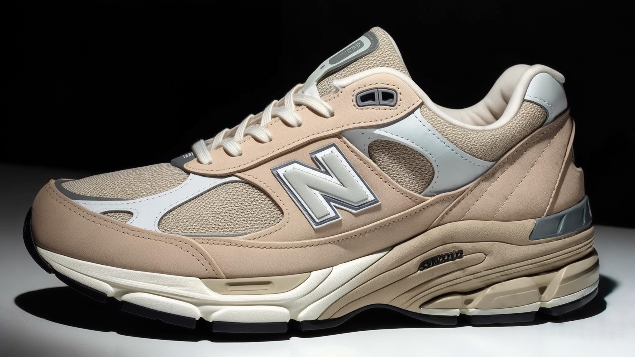 Introducing the New Balance 990v6 'Light Mushroom': A Stylish Twist with Leather Accents