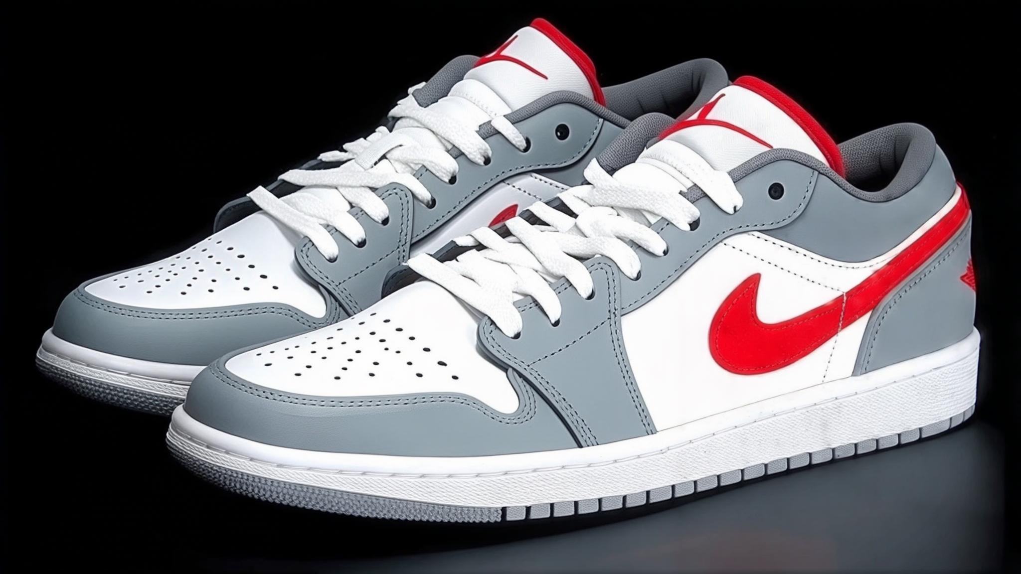 The Nike Dunk Low Lines Up In Light Crimson