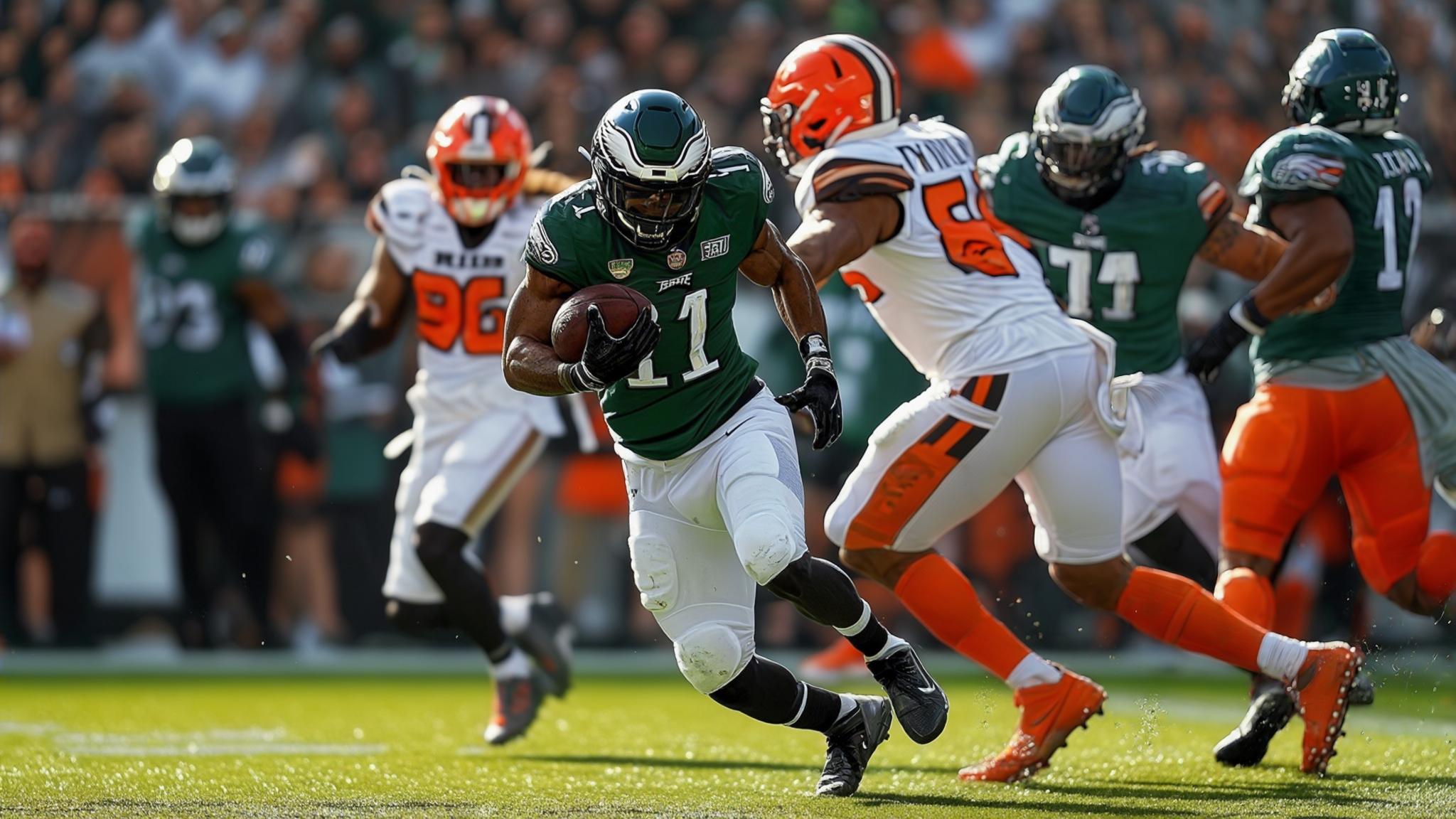 Jalen Hurts Steals the Spotlight in Air Jordan 1 'Unbannable' Cleats at Super Bowl LIX