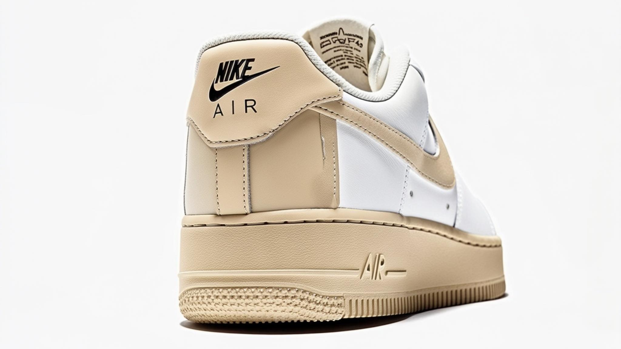 Nike Unveils Striking Double Swoosh Design on Air Force 1 'Light Khaki'