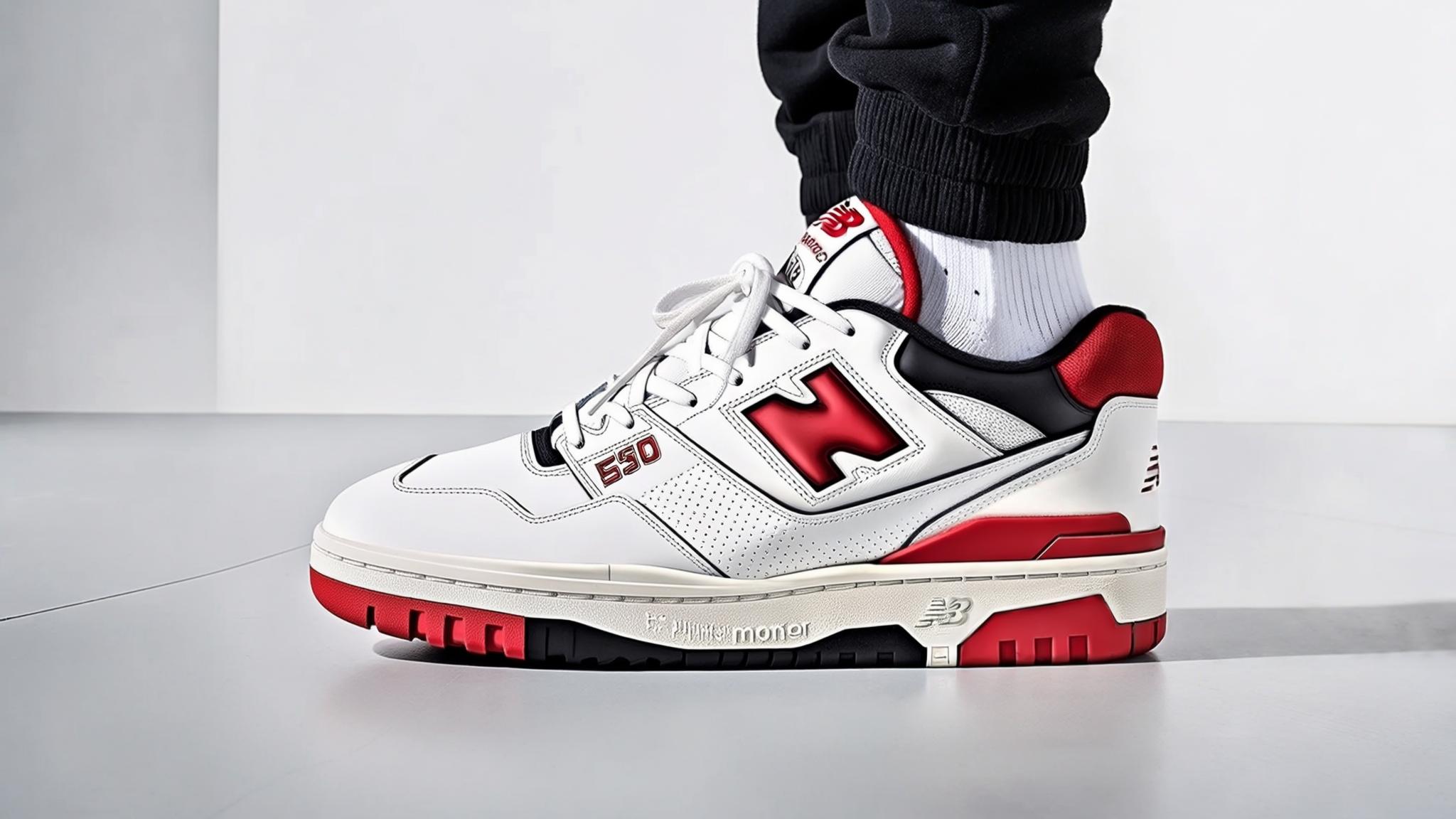 The New Balance 550 Emerges In Timeless White And Red