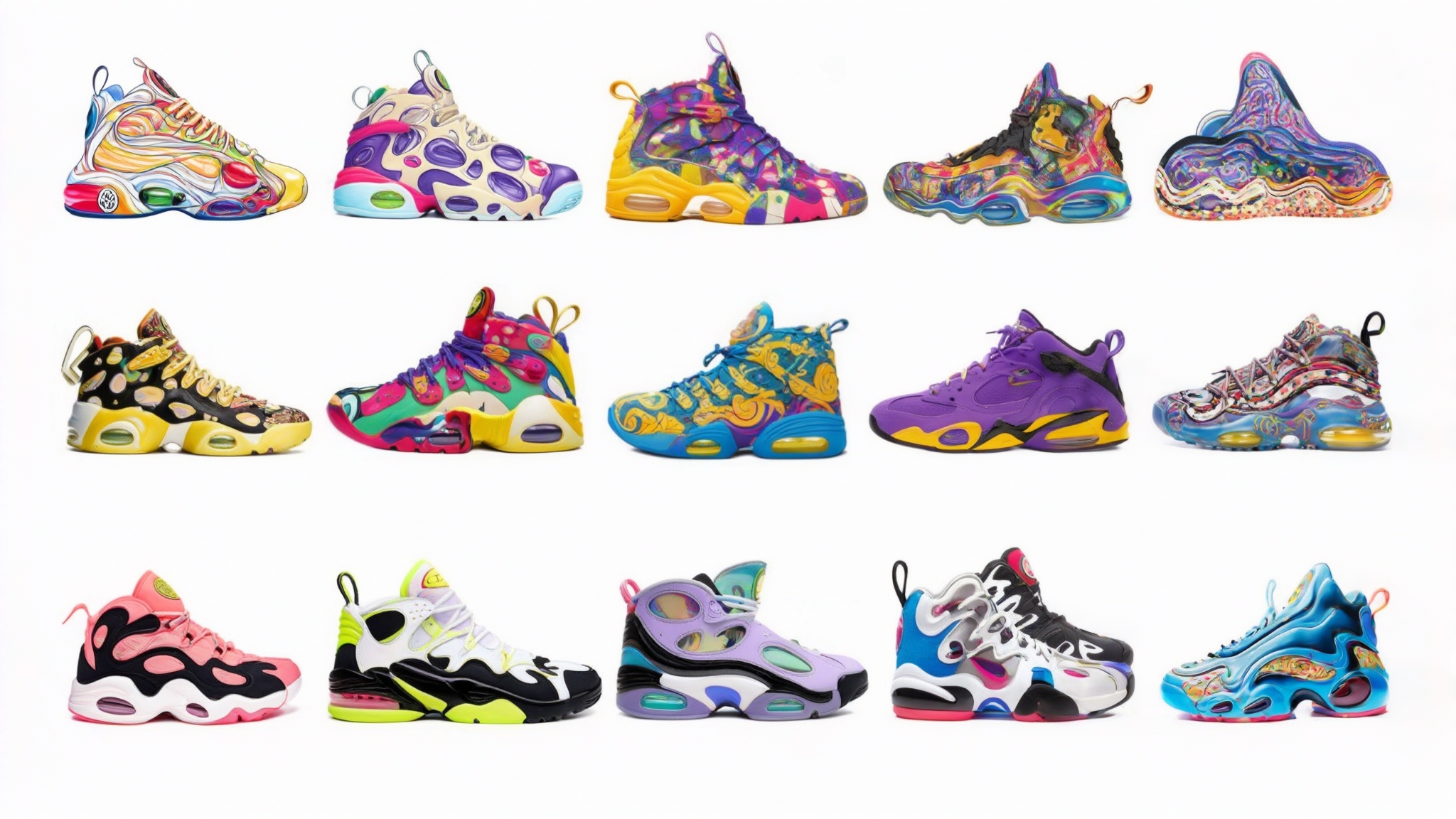 Explore the Official Images of the Complete Nike Doernbecher Freestyle XX Sneaker Collection