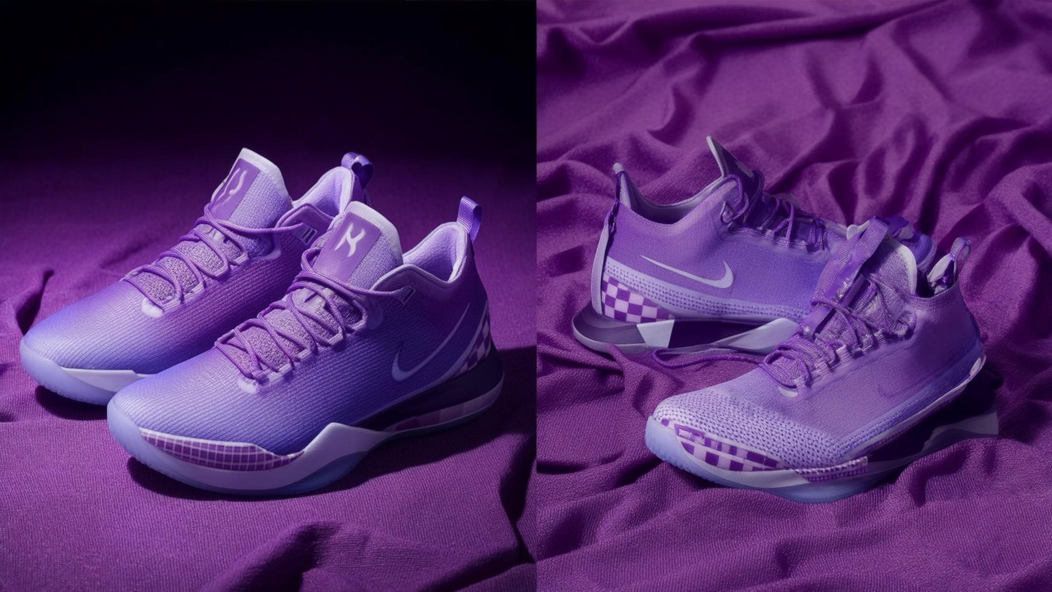 Vanessa Bryant Unveils Exciting New Nike Kobe 6 Protro in 'Purple Checkerboard' Colorway