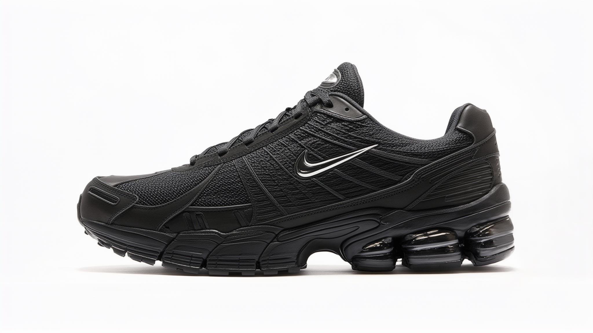 Discover the Nike Zoom Vomero 5 in an Elegant Black and Cream Color Palette